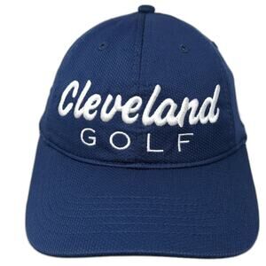 Cleveland Golf Slideback Hat Blue One Size Embroidered Adjustable